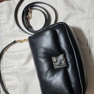 KATE SPADE NY Dakota puffy leather small shoulder crossbody+ Dust bag - BLACK